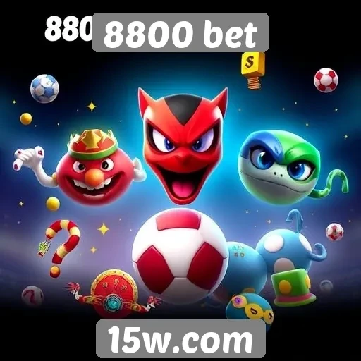 A variedade de jogos disponíveis no 8800 bet